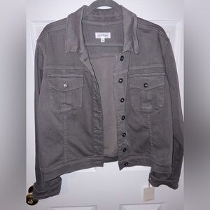 LILA RYAN Charcoal Jean Jacket